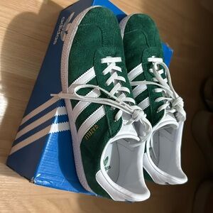 Adidas Green and White Women's Shoes
